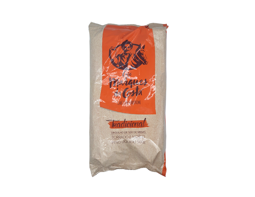 CAFÉ TRADICIONAL ALMOFADA MARQUES DA COSTA 500 G (FDO 10 PCT)